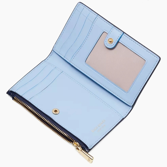 kate spade New York Dottie Bloom Flower Appliqué Leather Bifold Wallet NWT - Picture 15 of 15